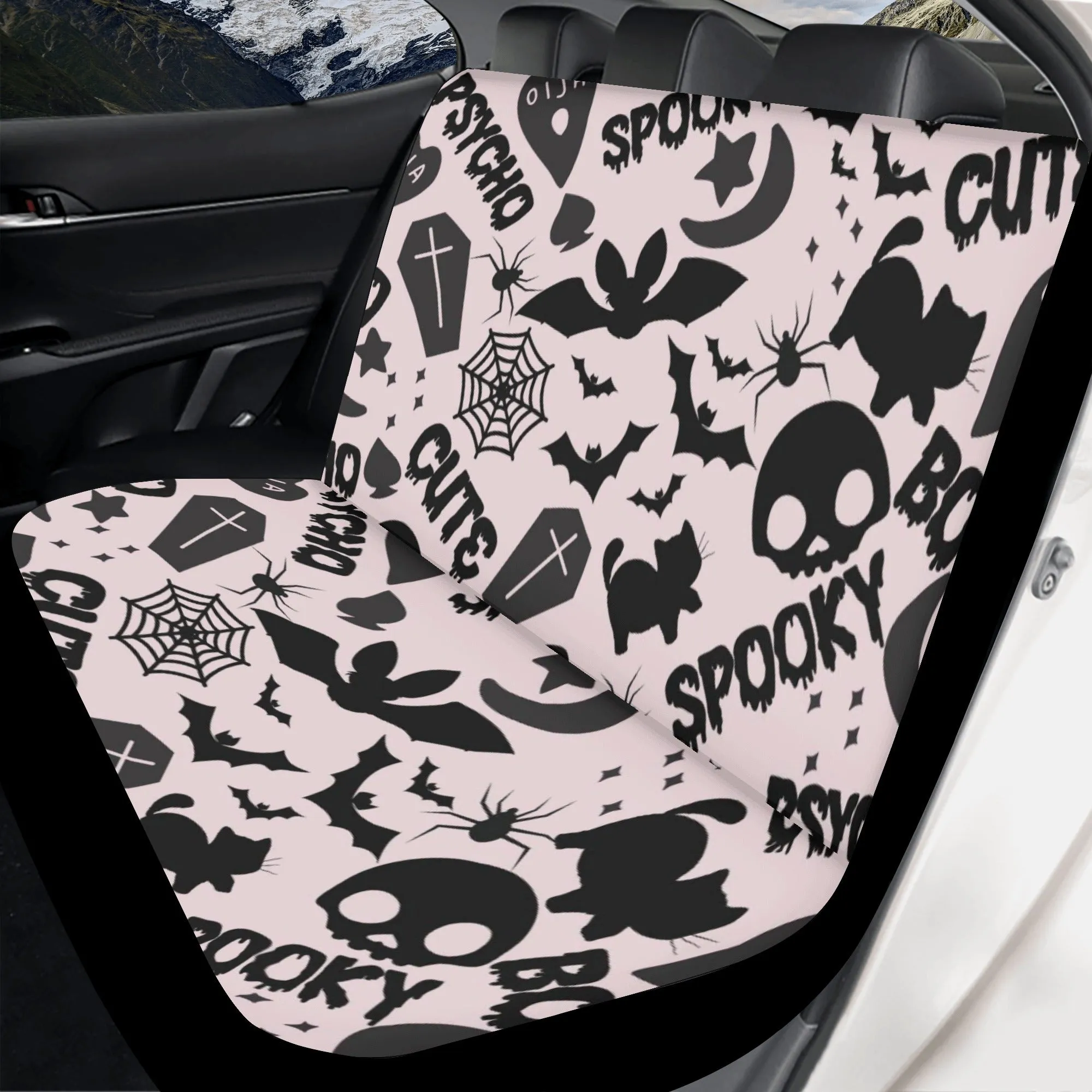 Car Accessories | Car Seat Covers for Back | Fitted Sweat Protector | Vehicle Interiors/Upholstery – Spooky Boo