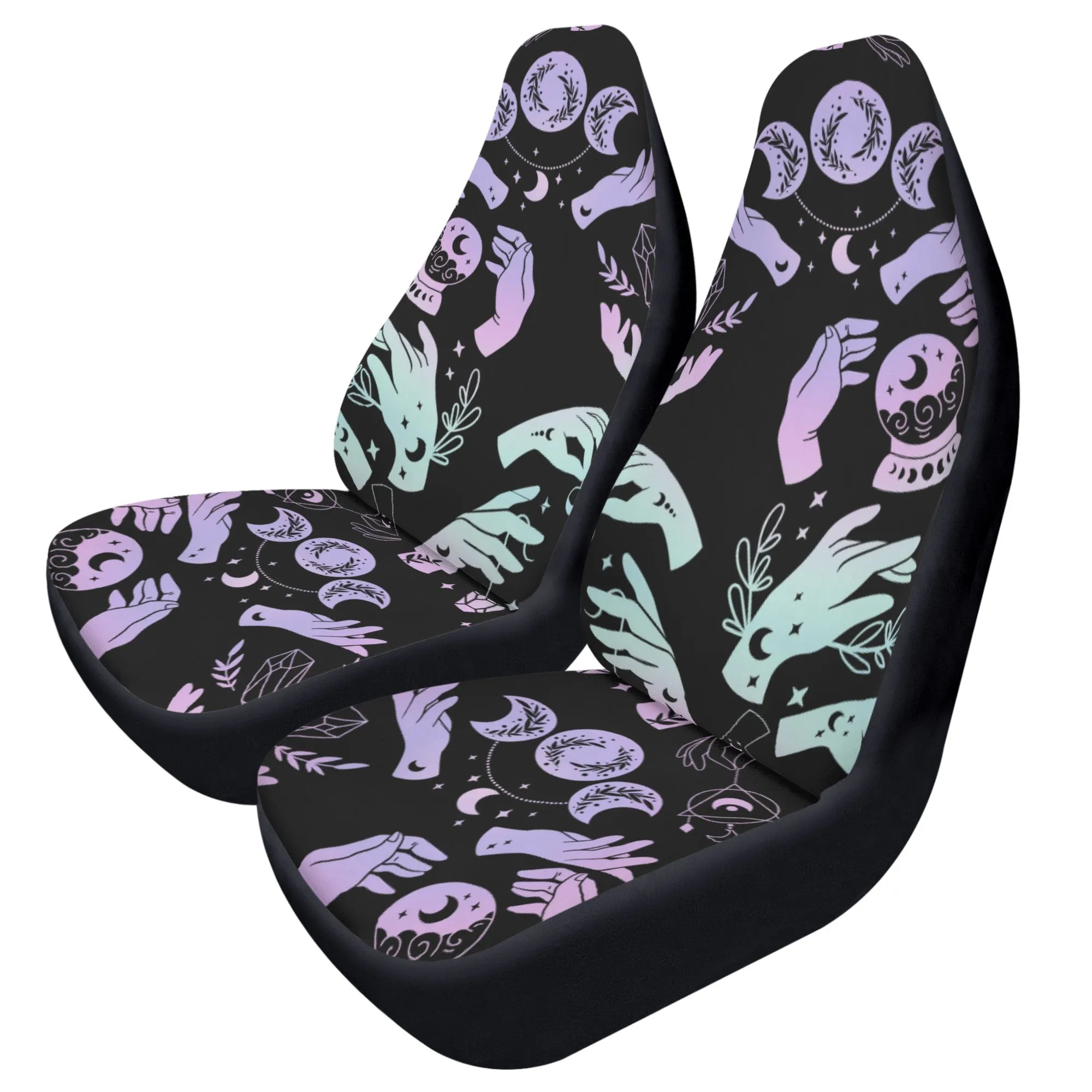 Car Accessories | Car Seat Covers for Front | Set of 2 | Sweat Protector | Vehicle Interiors– Witchy Crystal Ball