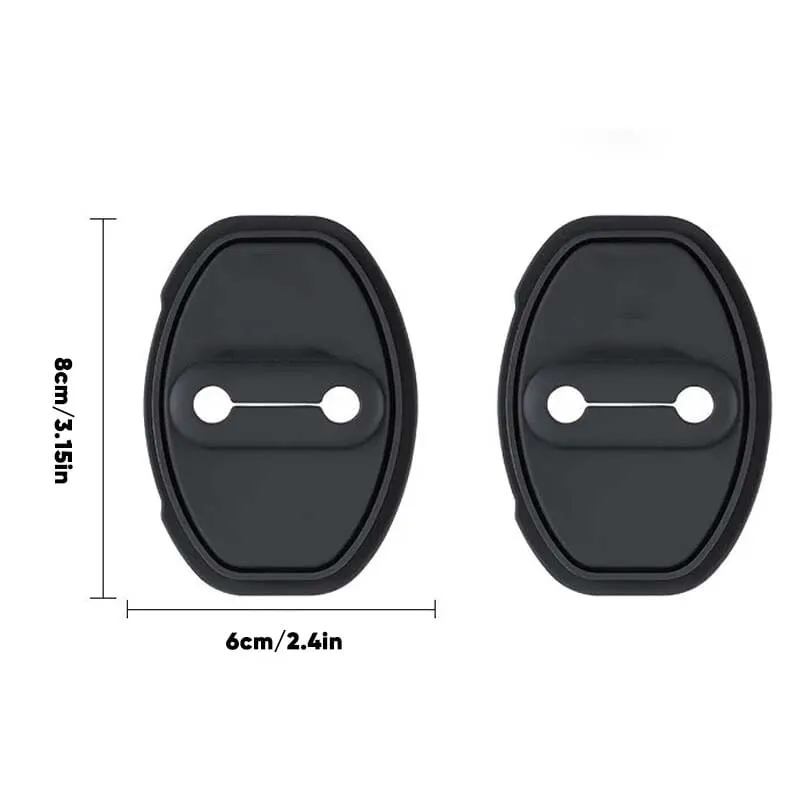 Car Silicone Door Latch Protective Cover(4PCS)