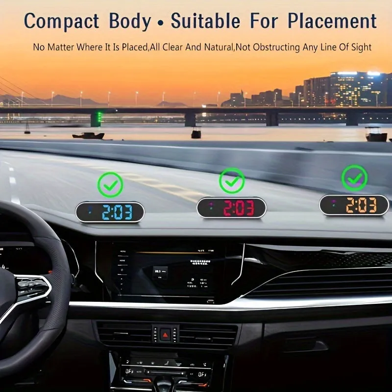 Car Universal Head Up Display, KM/H MPH Switching With Precise Speed, Southeast Northwest Direction, Time, Multiple Colors Adjustable