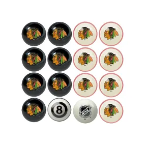 Chicago Blackhawks Home & Away Billiard Ball Set