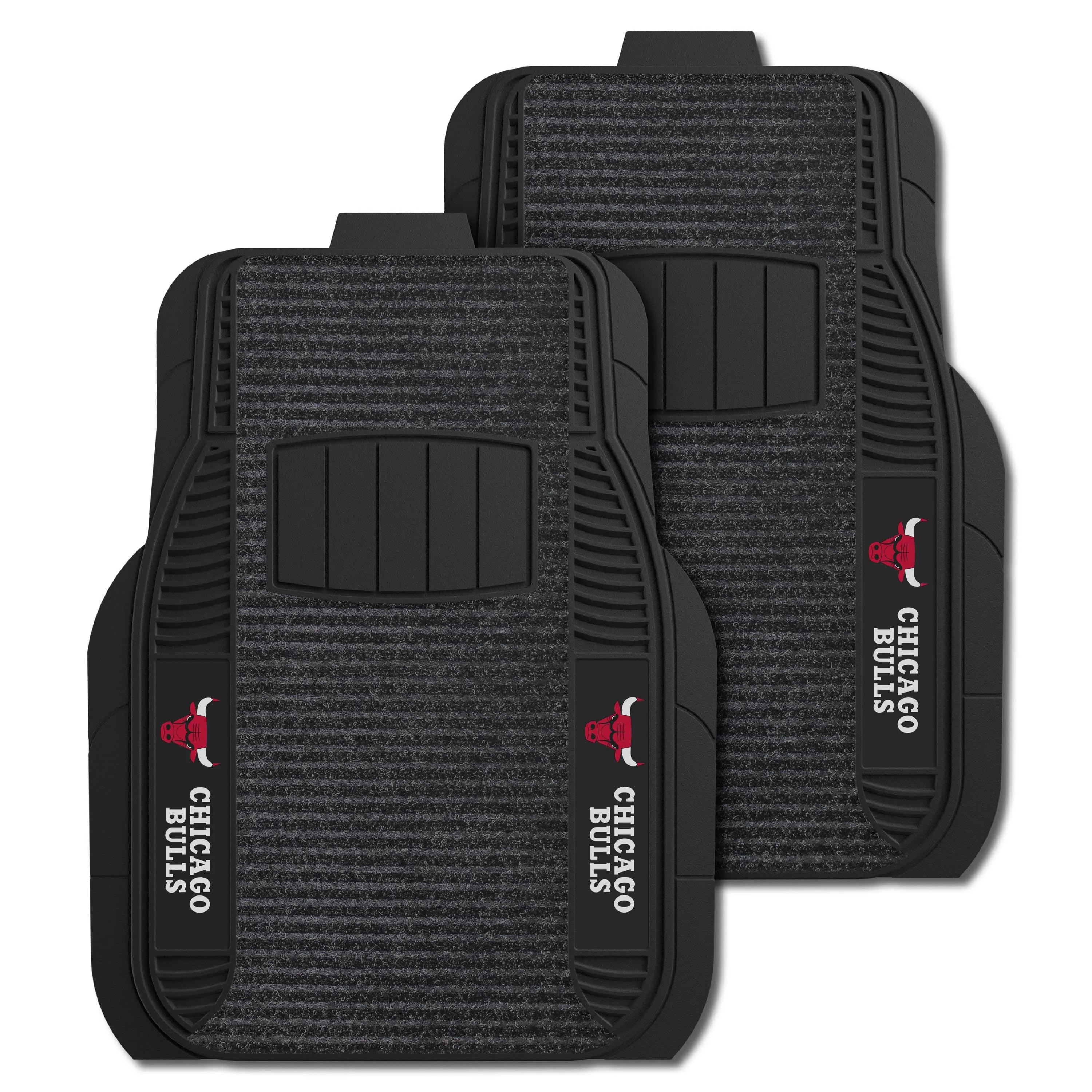 Chicago Bulls 2 Piece Deluxe Car Mat Set