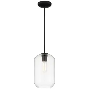 Clarity LED Pendant in Black