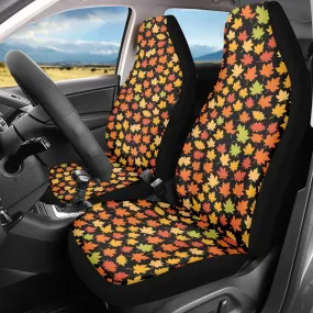 Colorful Fall Microfiber Car Seat Covers - 3Pcs