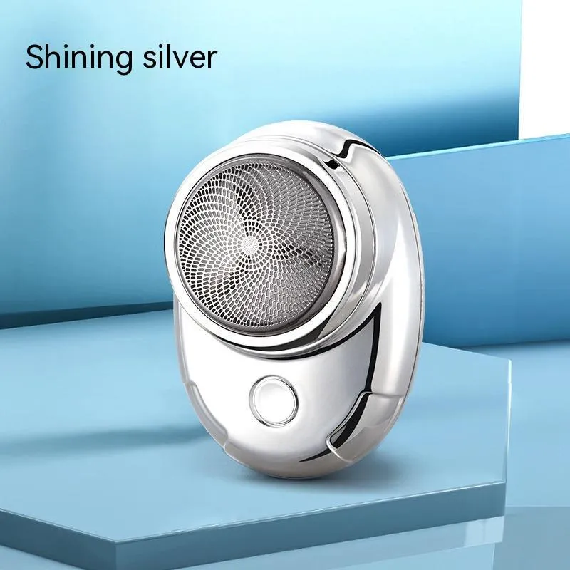 Compact and Travel-Friendly USB Rechargeable Electric Shaver for Men