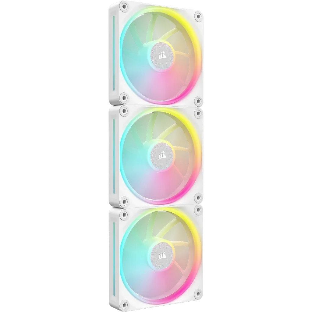 Corsair iCUE LINK LX120 RGB STARTER White 120mm PWM PC Case Fan Triple Fan Kit (3件裝) (CO-9051030-WW)