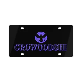 Crowgodshi License Plate, PURPLE