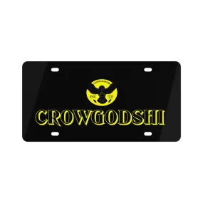 Crowgodshi License Plate, YELLOW