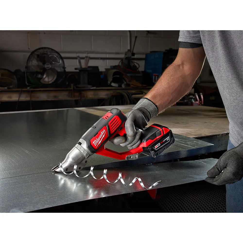 Cut Shear - Milwaukee M18™ Cordless 18 Gauge Double Cut Shear (Tool Only), 2635-20