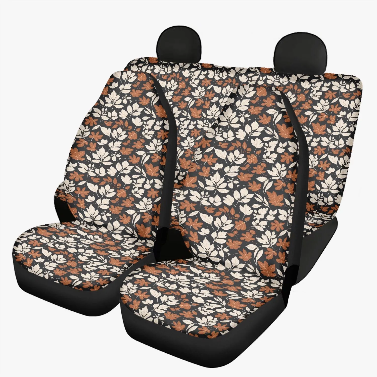 Dark Autumn Microfiber Car Seat Covers - 3Pcs