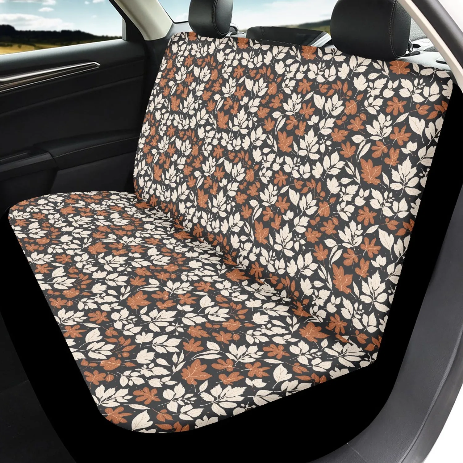 Dark Autumn Microfiber Car Seat Covers - 3Pcs