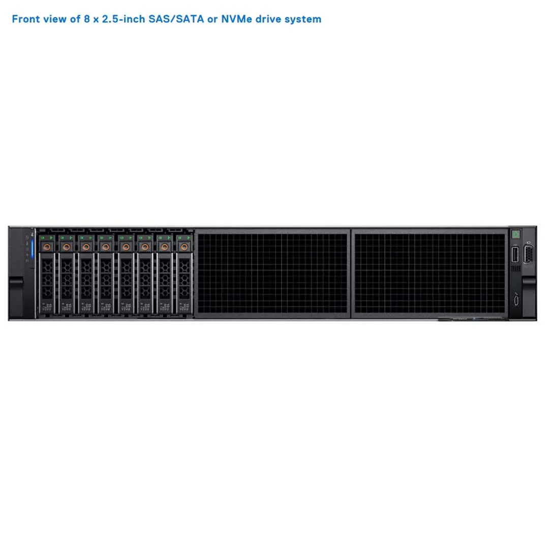 Dell PowerEdge R760XS Rack Server Chassis (8x 2.5")