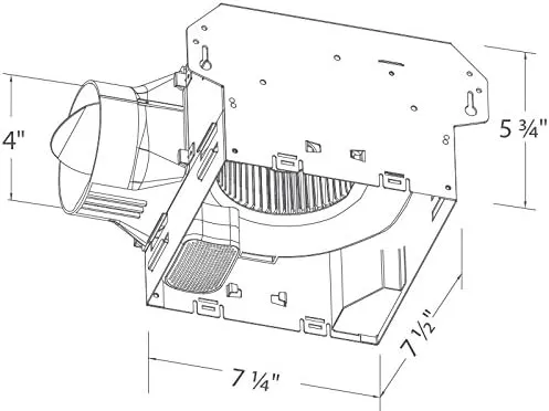 Delta Breez Integrity Series ITG70BT 70 CFM Ceiling Bathroom Exhaust Fan with Bluetooth Speaker, Energy Star