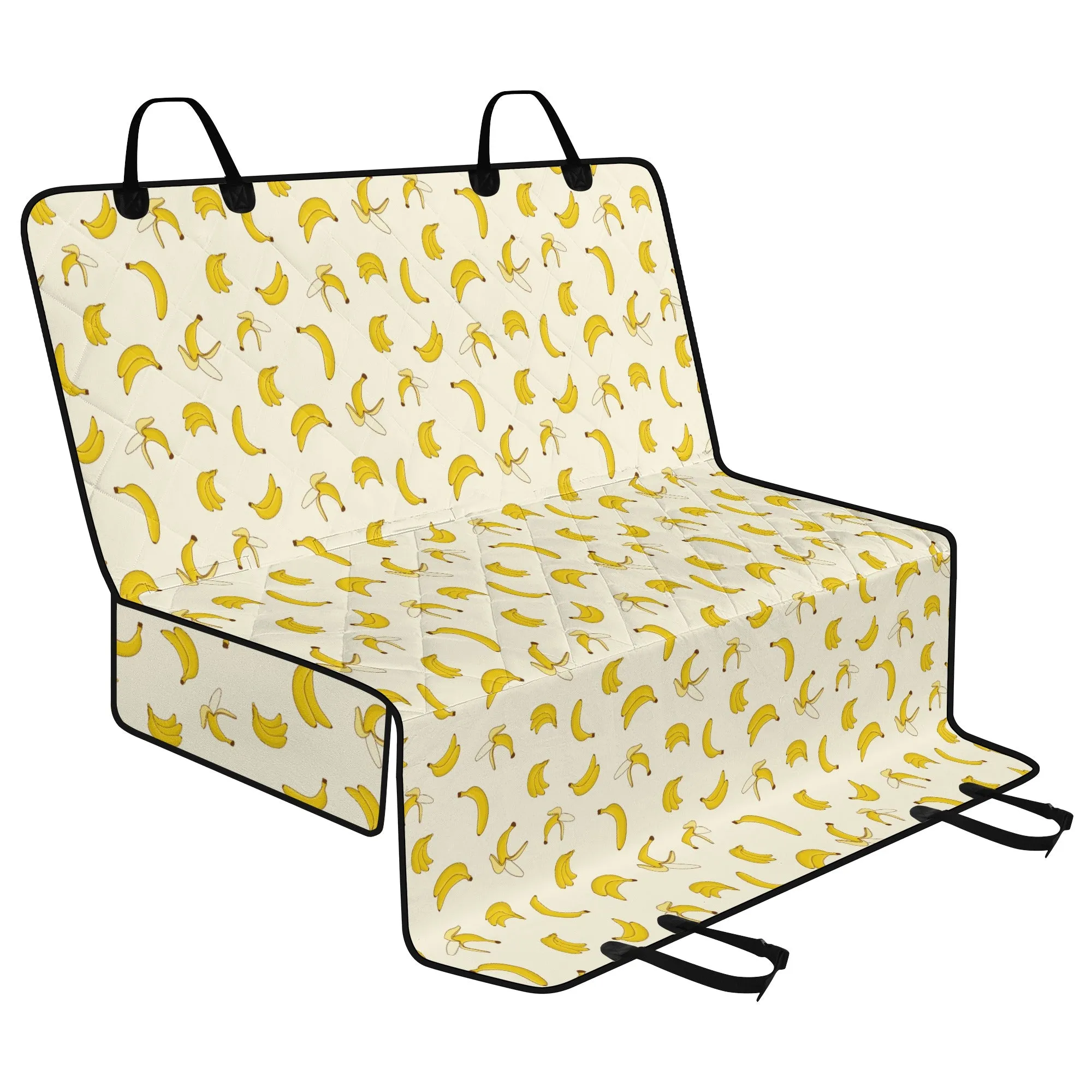 Dog Car Seat Covers and Hammocks | Pet Accessories | Back Seat Cover for Dogs and Cats - Bananas Pattern