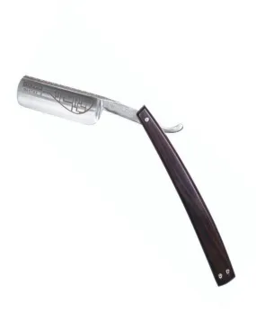 Dovo - "Master's" Straight Razor, Ebony Handle, Round Point, 6/8"