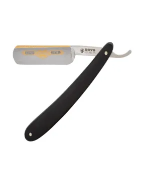 Dovo - "Prima" Straight Razor, Ebony Handle, Round Point, 5/8"