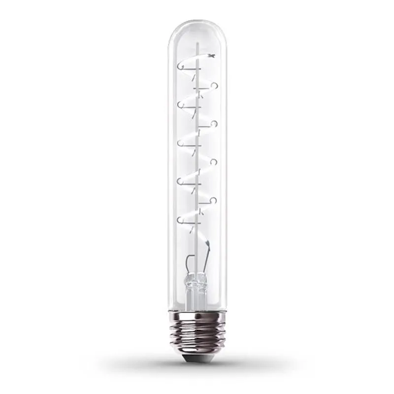 Feit T10 E26 (Medium) Filament LED Bulb Daylight 40 Watt Equivalence 1 pk