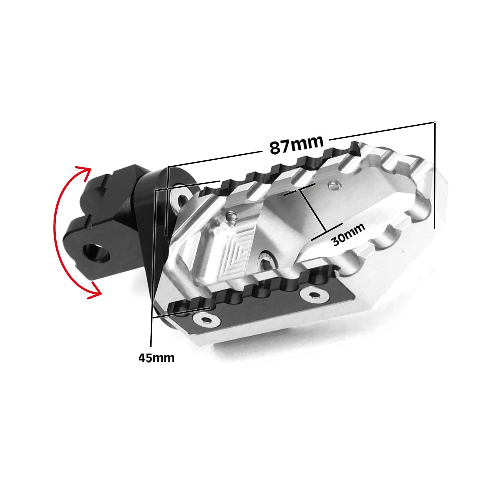 Fits Razor SX 125 350 500 TRC Touring 25mm Adjustable Foot Pegs