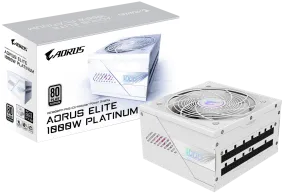 GIGABYTE 1000W AORUS ELITE P1000W 80  Platinum Modular PCIe 5.0 ICE Power Supply GP-AE1000PM PG5 ICE