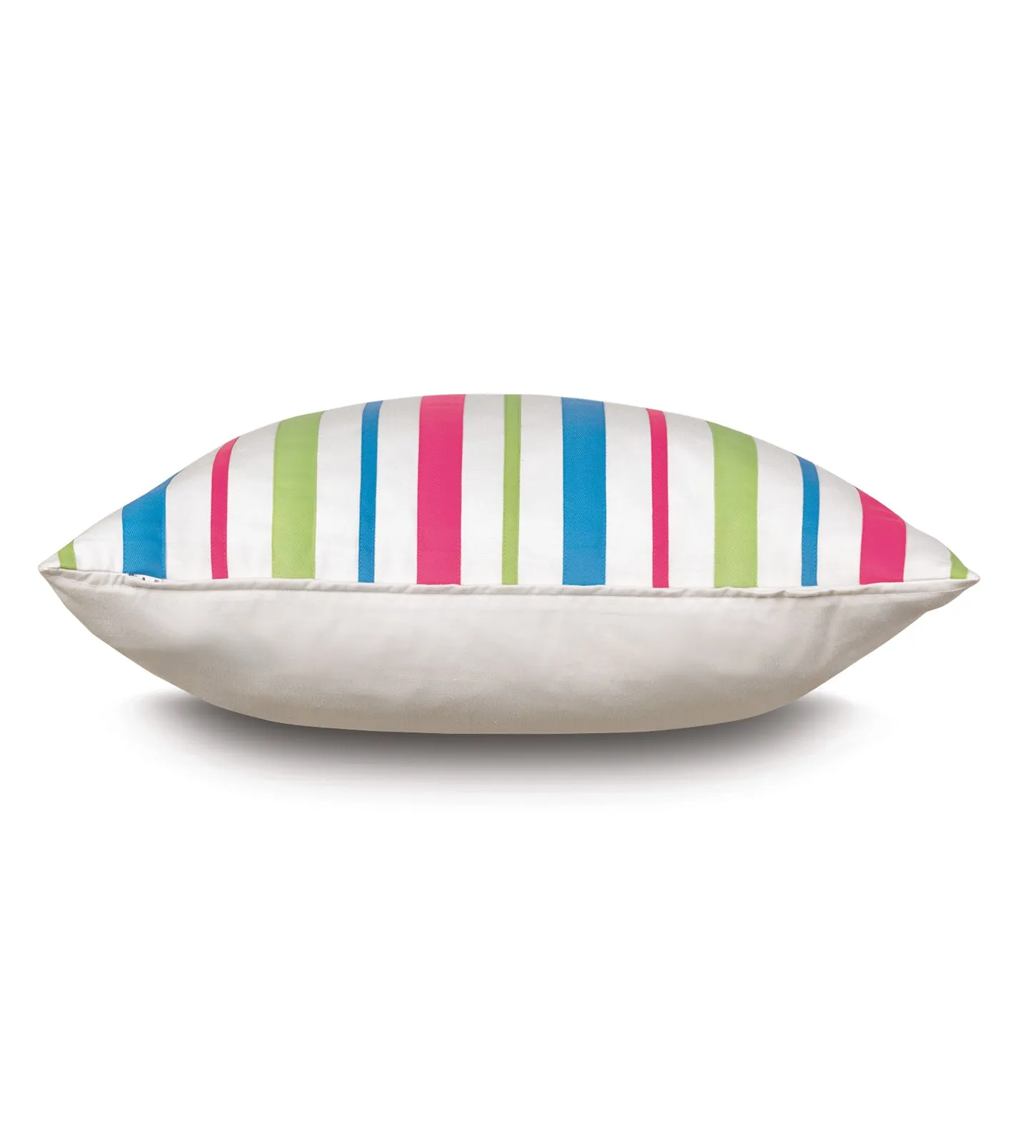 Gigi Party Striped Multicolor Throw Pillow Cover 22x22