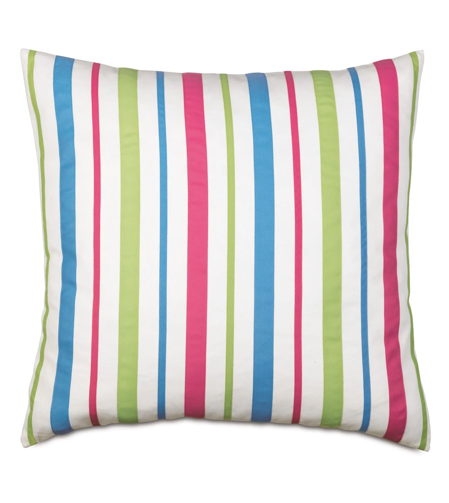 Gigi Party Striped Multicolor Throw Pillow Cover 22x22