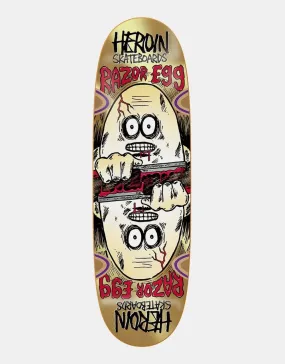 Heroin Razor Egg Skateboard Deck - 9.5”