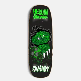 Heroin Skateboards - 10.5" Swampy Alligator Shovel Skateboard Deck