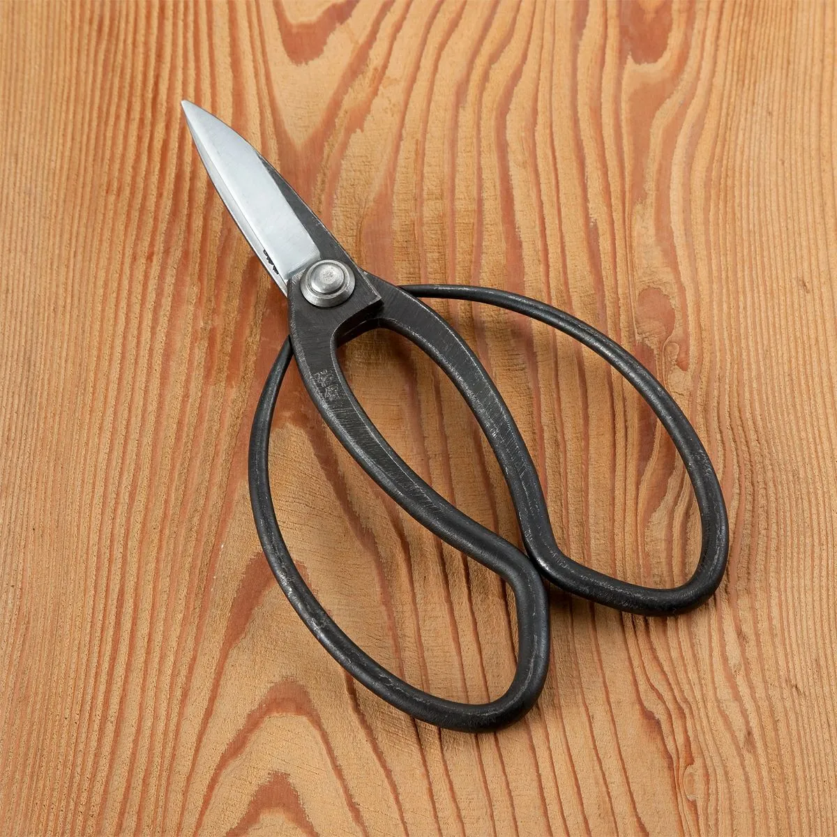 HONMAMON 'SAHO' Garden Shears for Left Hander, Japanese Craftsman Handmade Shirogami Steel