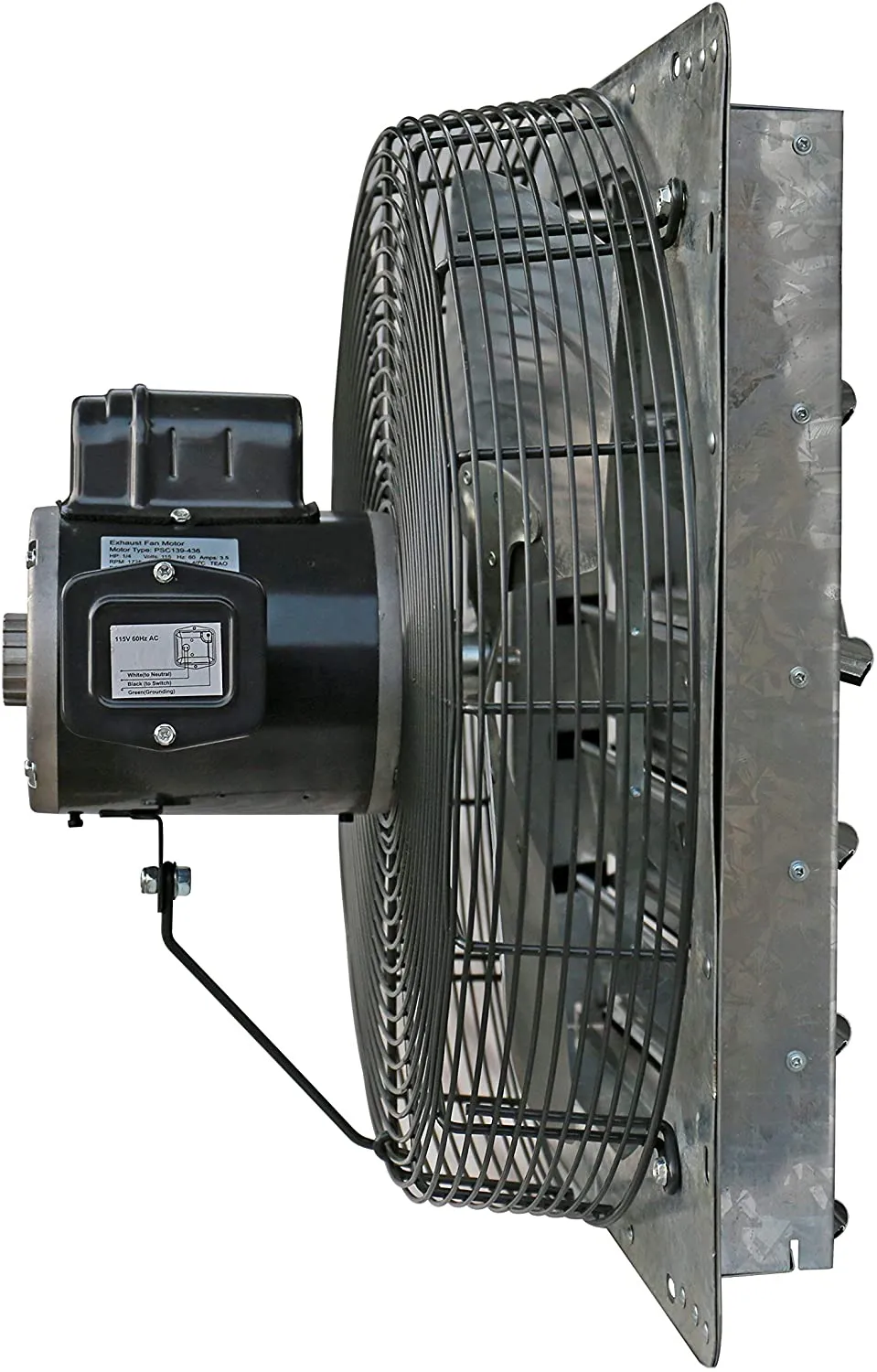 ILG8SF18S - iLIVING 18 Inch Single Speed Shutter Exhaust Fan, Wall-Mounted