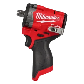 Impact Wrench - Milwaukee M12 FUEL™ Stubby 1/2" Impact Wrench w/ Pin Detent, 2563P-20