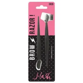 J-lash Eyebrow Razor with Brush Comb