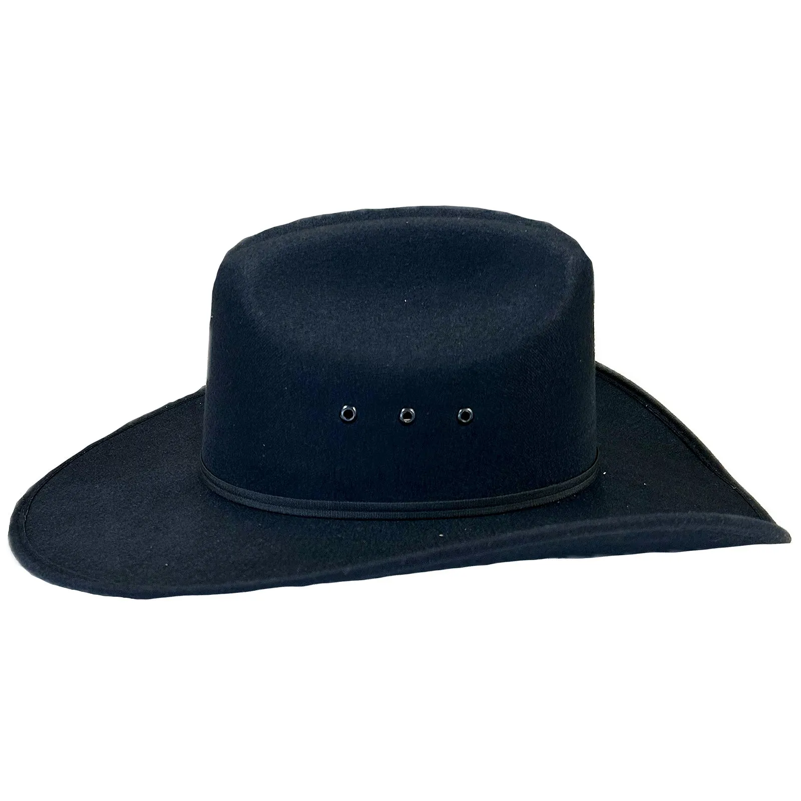 Kid's Black Ultra-Felt Western Cowboy Hat