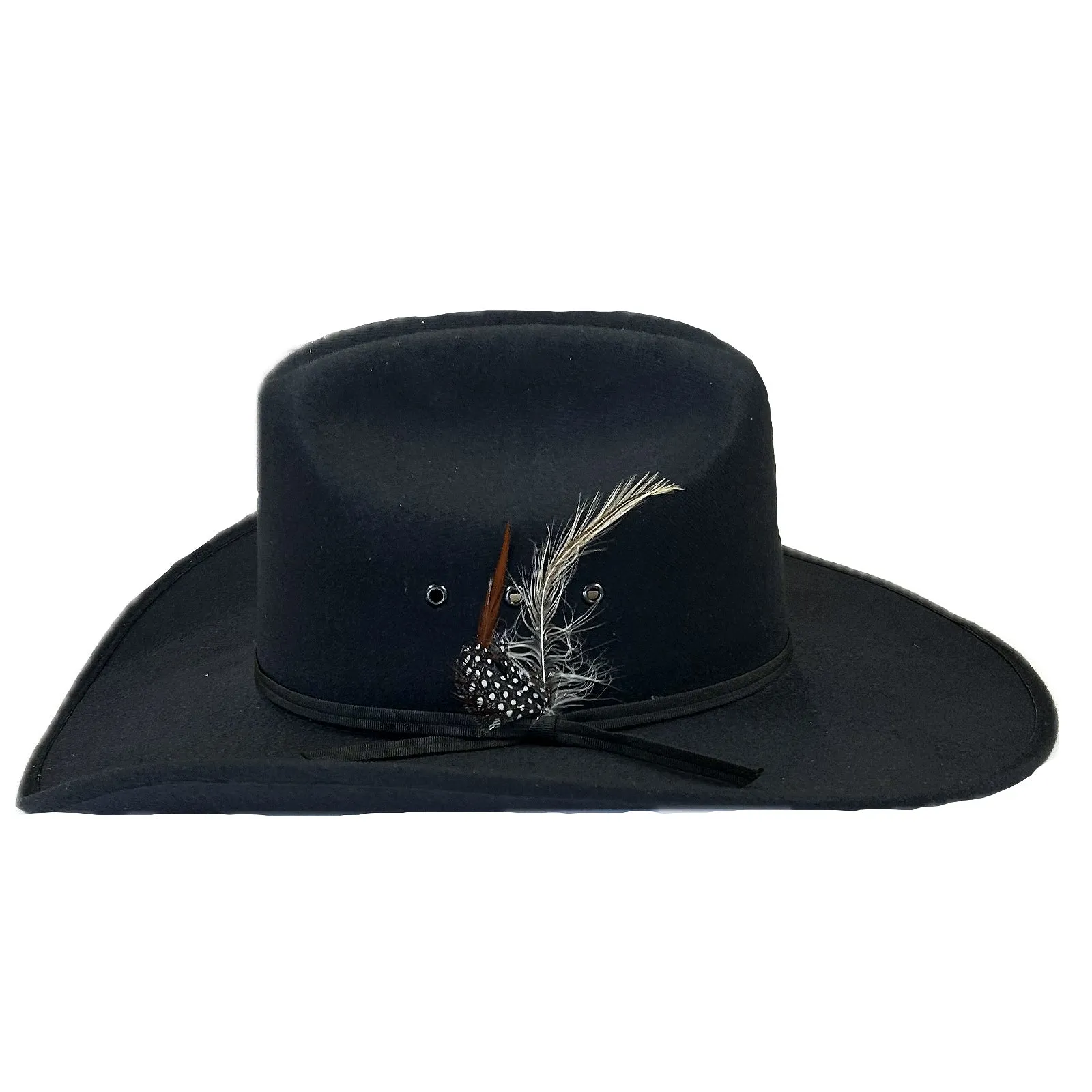 Kid's Black Ultra-Felt Western Cowboy Hat