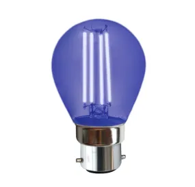 LED Filament G45 Bulb B22 Blue