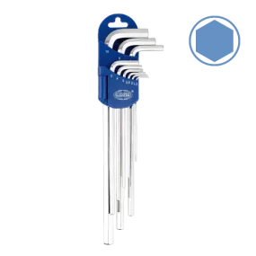 LICOTA MADE IN TAIWAN 9PCS EXTRA LONG TYPE HEX KEY SET