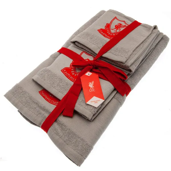 Liverpool FC 3pc Embroidered Towel Set