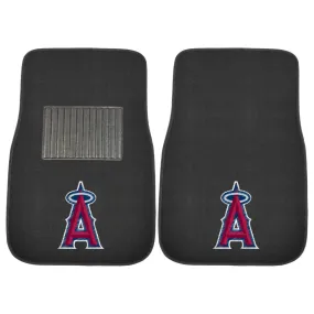 Los Angeles Angels Embroidered Car Mat Set - 2 Pieces