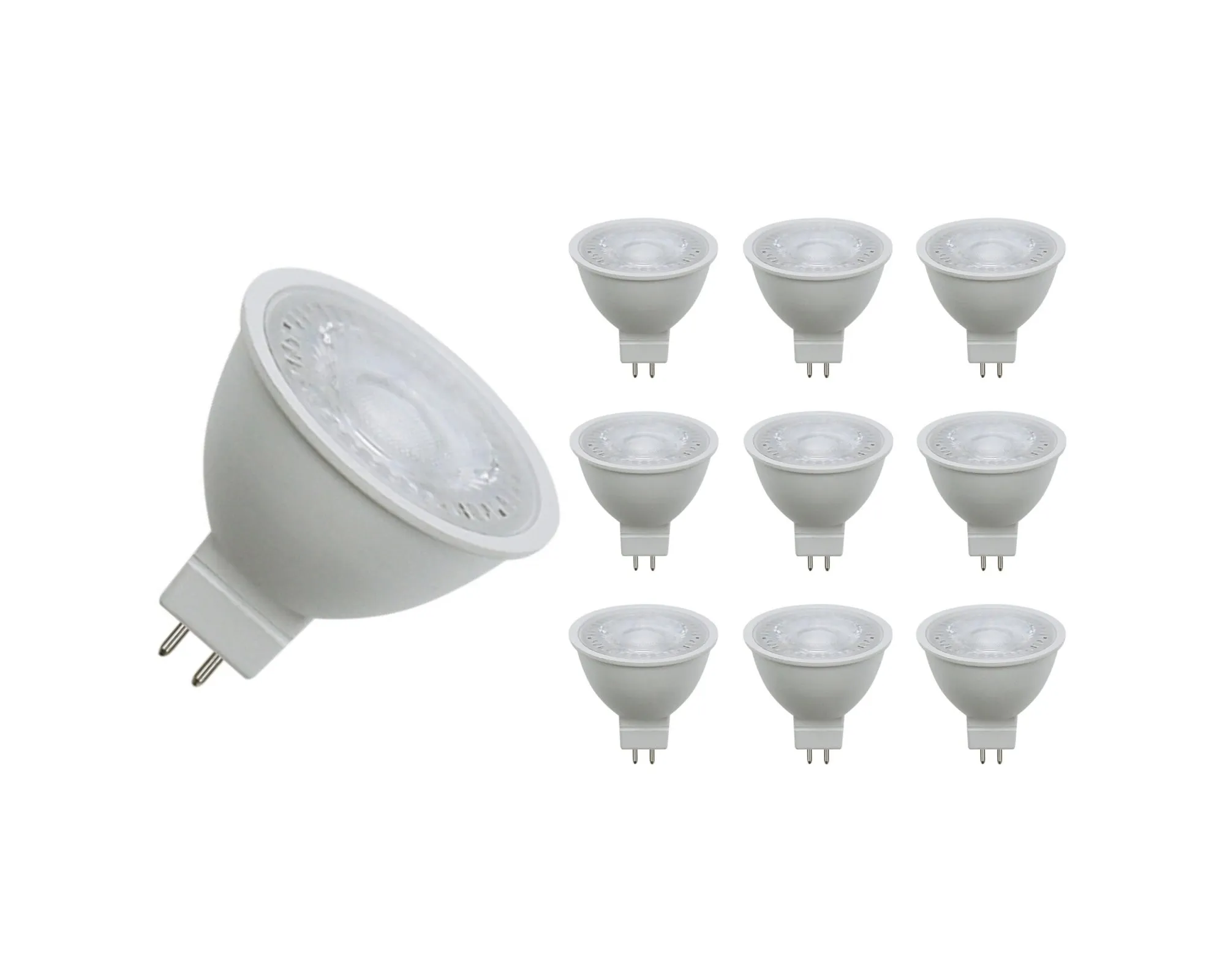 Lumina Lighting® 5W MR16 LED Bulb | AC/DC 12V 3000K Warm White 560 Lumens | (10-Pack)