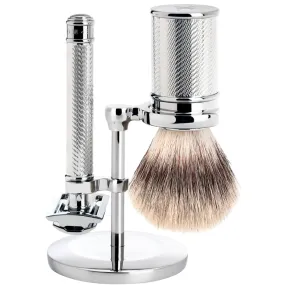 Muhle R89 Safety Razor & Silvertip Fibre Shaving Set