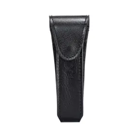 MUHLE Travel Black Leather Pouch for Safety Razor