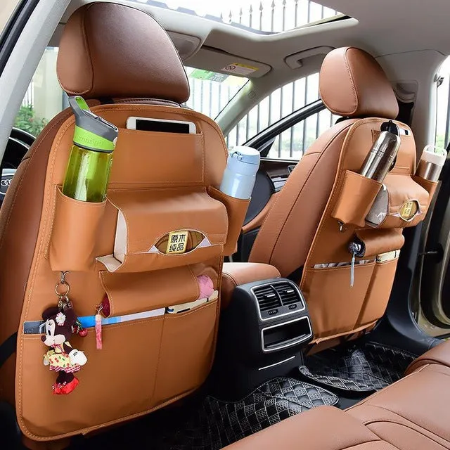 Multi Purpose Car Seat Back Organizer - Turn the Back of your Seats into Functional Space!