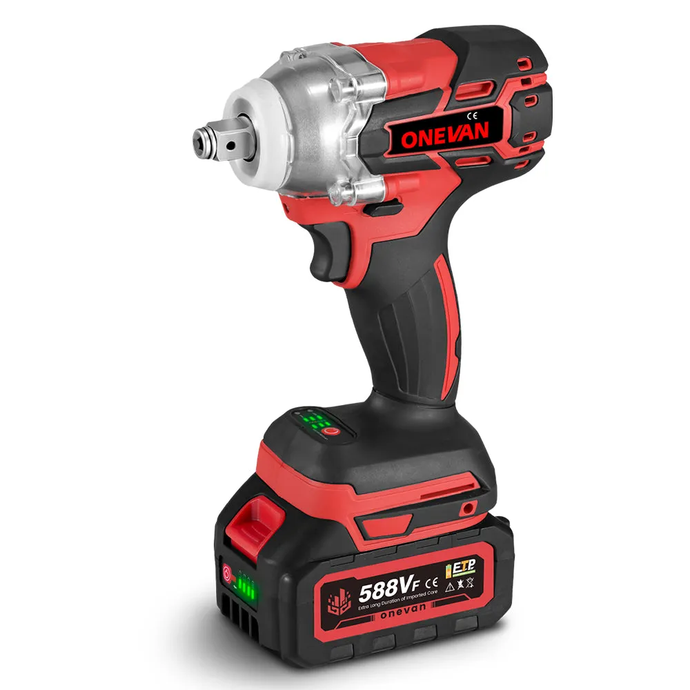 ONEVAN 1/2" 520N·m Cordless Impact Wrench | For Makita 18V Battery