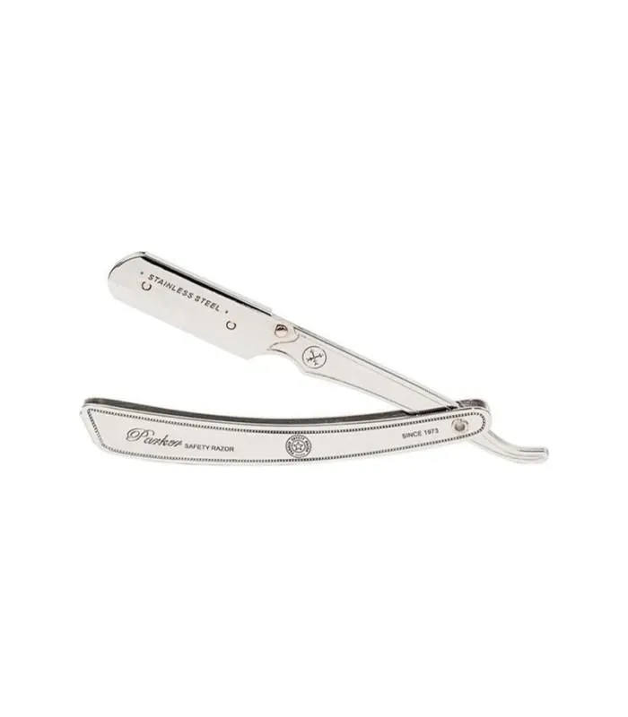 Parker - SRX Straight Razor, Clip Type, Heavy Duty Stainless Steel Handle