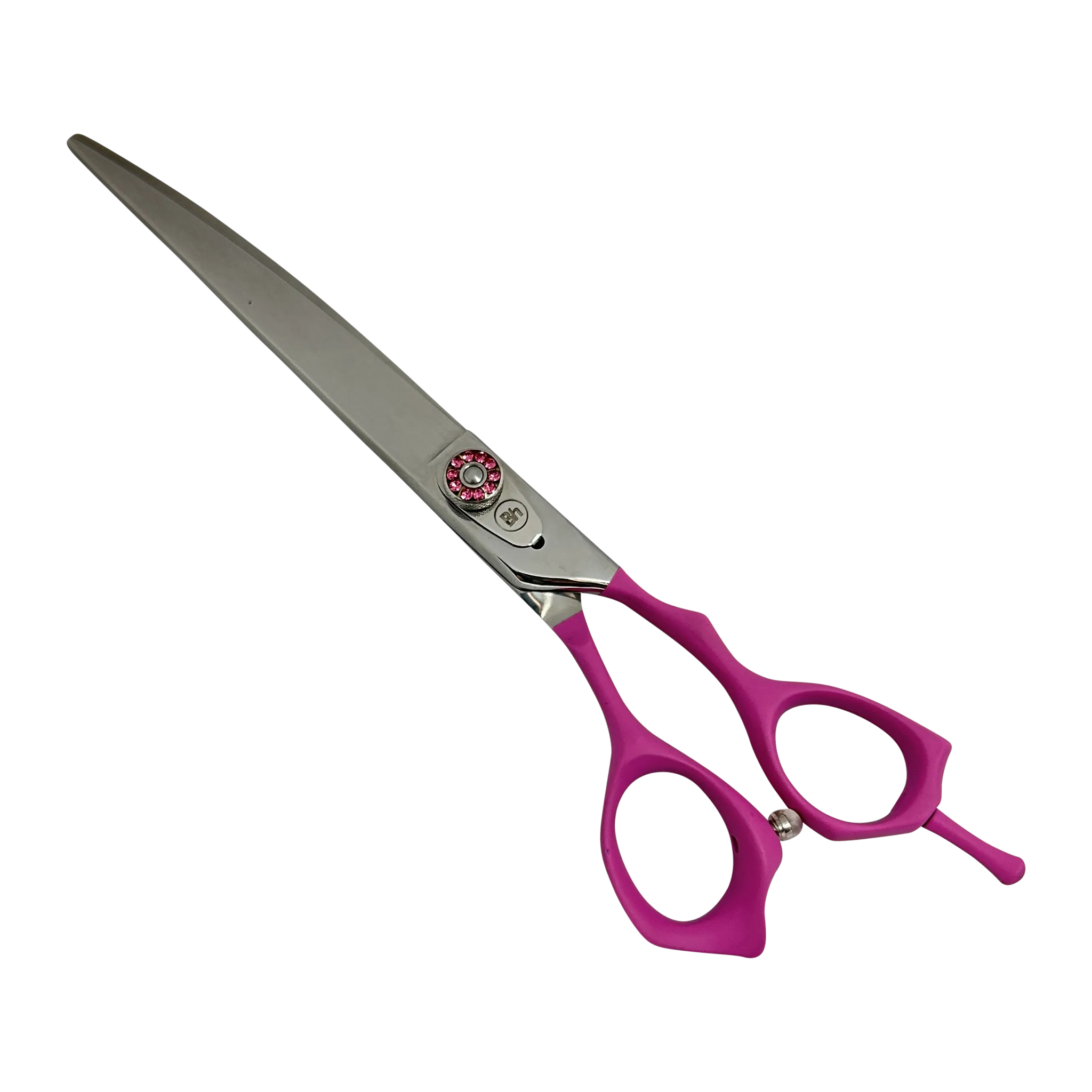 Pink Professional Grooming Curved Shears