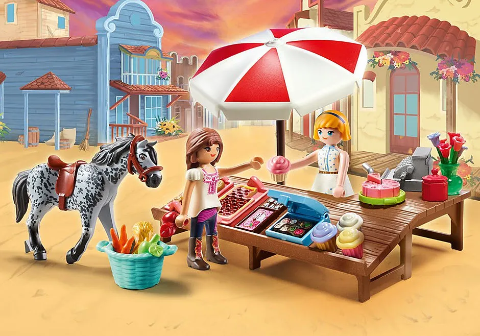 Playmobil Spirit Untamed Miradero Candy Stand