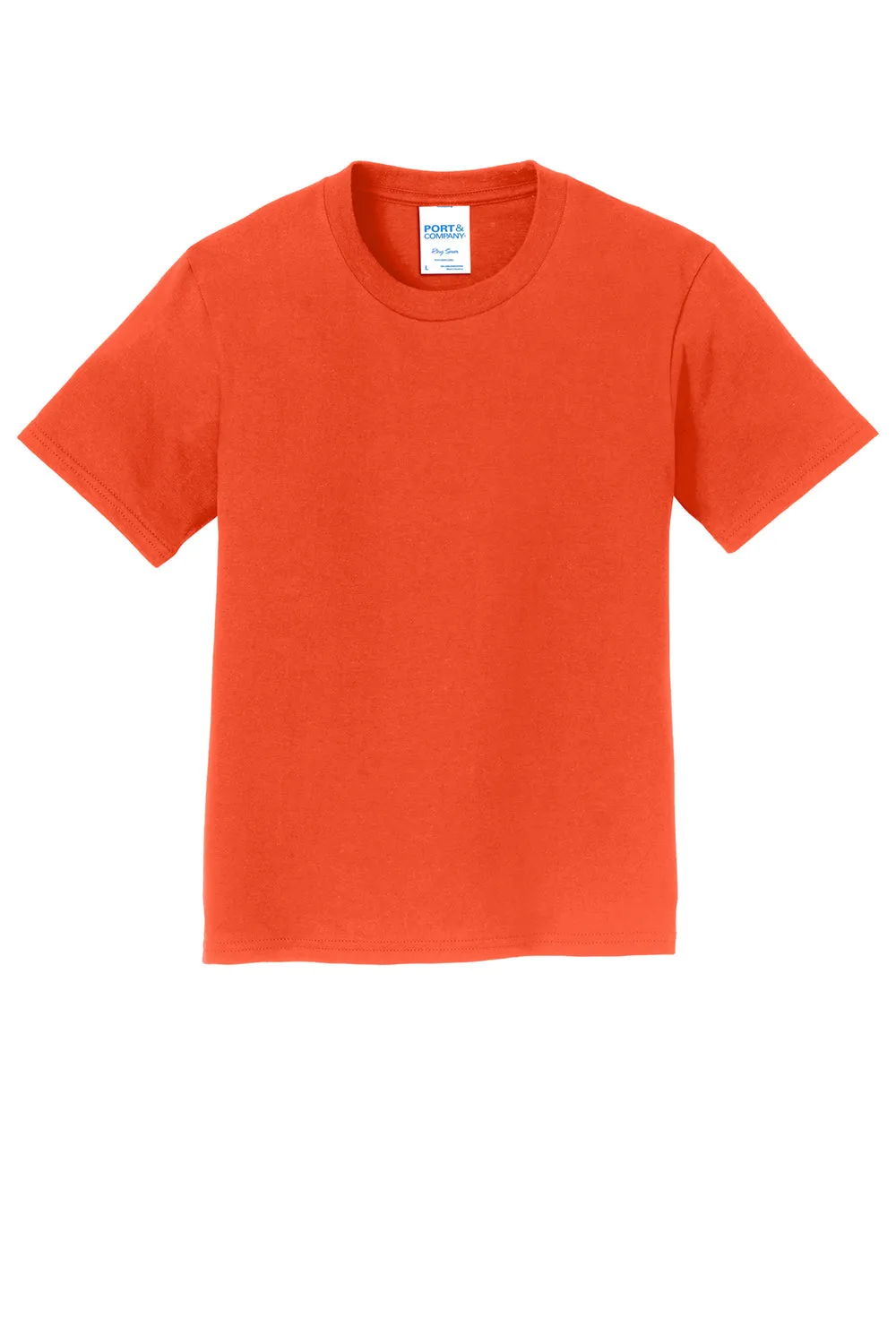 Port & Company Youth Fan Favorite Short Sleeve Crewneck T-Shirt - Orange