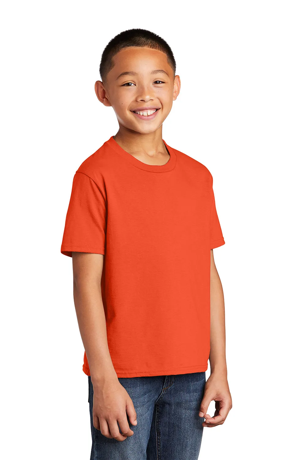 Port & Company Youth Fan Favorite Short Sleeve Crewneck T-Shirt - Orange