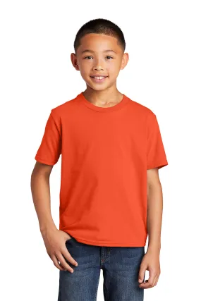 Port & Company Youth Fan Favorite Short Sleeve Crewneck T-Shirt - Orange