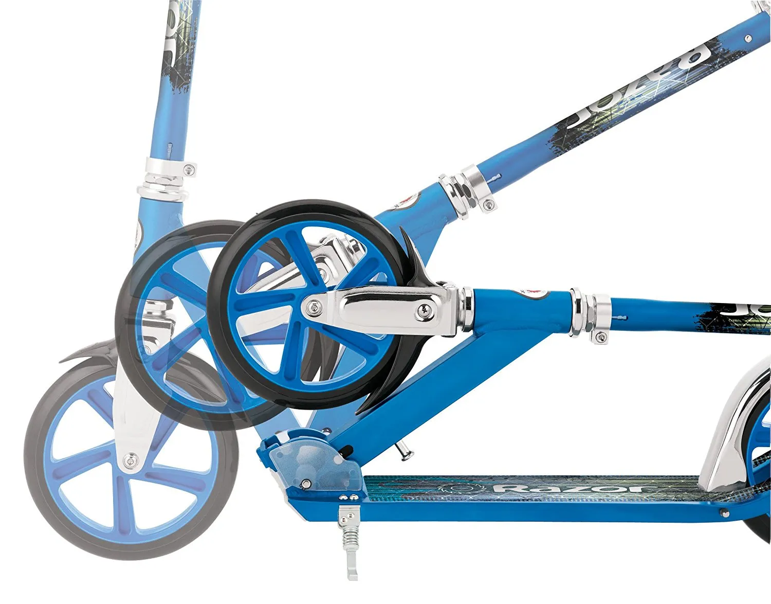 Razor A5 Lux Adult Scooter W/ 200mm Wheels - Blue