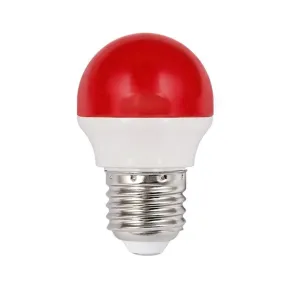 Red LED 2 Watts E27 (Screw) Bulb